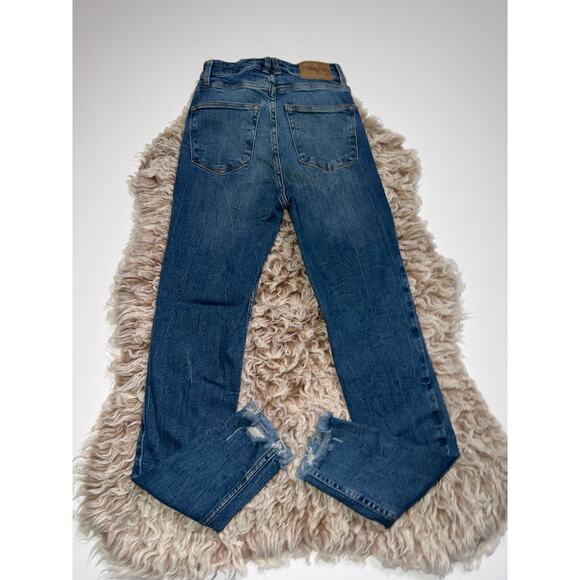 Zara women’s button zipper distressed skinny jeans - Picture 16 of 16